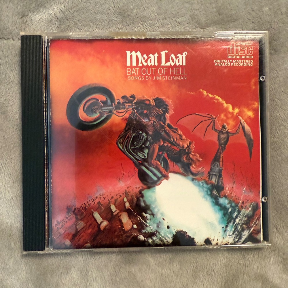 Meat Loaf – Bat Out of‎ Hell (Epic EK 34974) Japan for USA CD, Classic Rock 1977